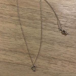 Tiffany & Co. Heart Necklace w/ Pouch